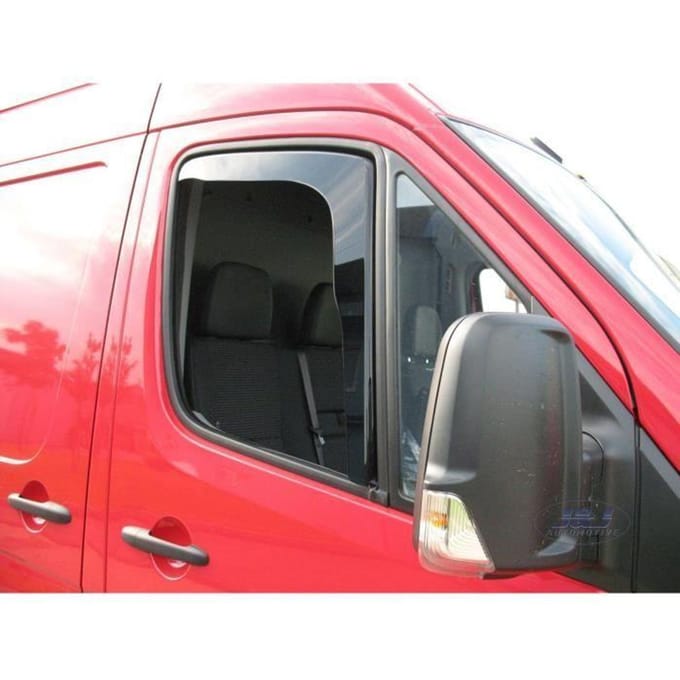 Wind deflectors - CRAFTER - 3 deuren - 2006-2017 - 2 stuks - Gekleurd acryl 3 mm