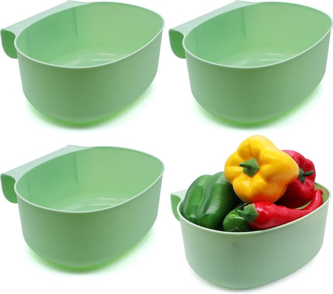 Handige Set van 4 Ophangbare Organizers voor Keuken en Meer