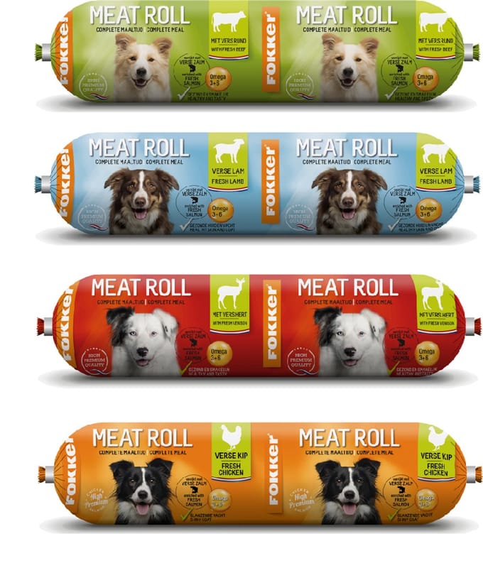 Mixverpakking Fokker Meat Rolls hondensnacks