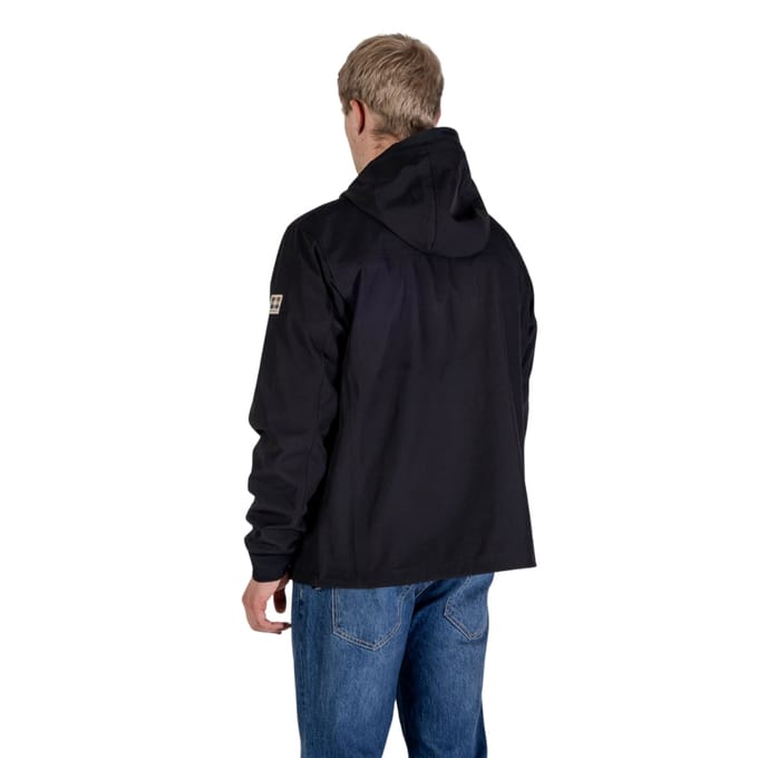 Aquascutum Active Hooded Stretch Windbreaker Zwarte Jas