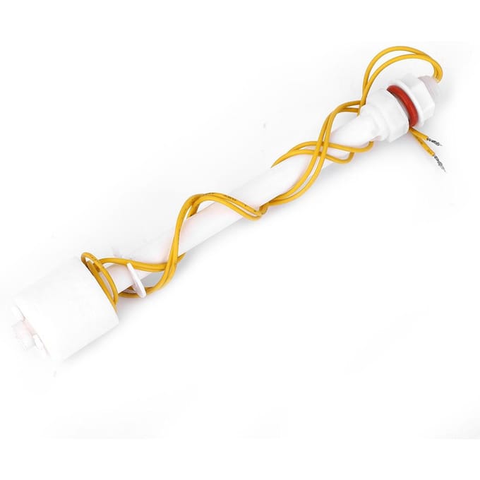 2 stuks PP Plastic Vlotterschakelaar Watertank Zwembad Vloeistofniveau Sensor Controller P13010 white
