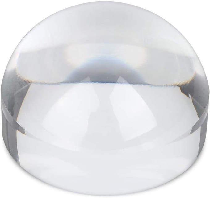 Acrylic Paperweight - Magnifier - Reading Dome - Reading Aid - Desktop Magnification voor Fotografie