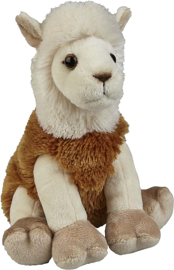 Ravensden Lama pluche knuffel 19 cm - zacht - knus - speelgoed - lama knuffelbeest