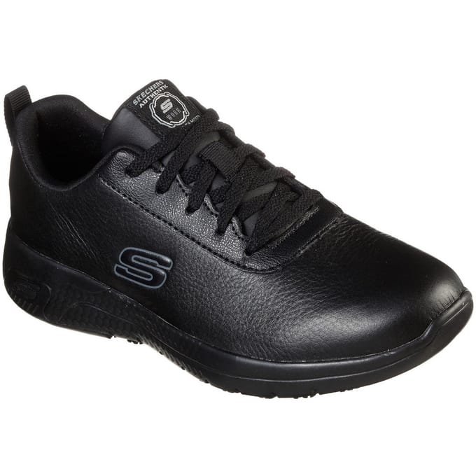 Skechers Dames Marsing Gmina Slipbestendige Leren Schoenen