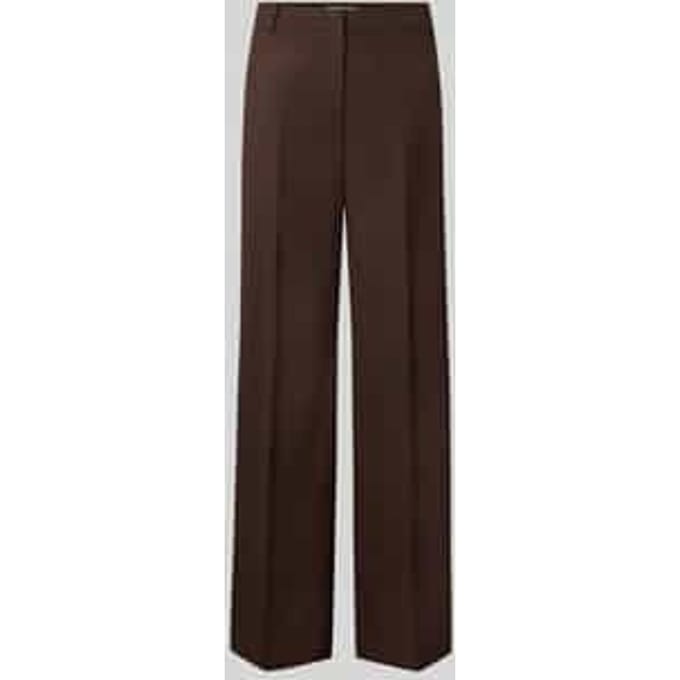wide fit broek met viscose