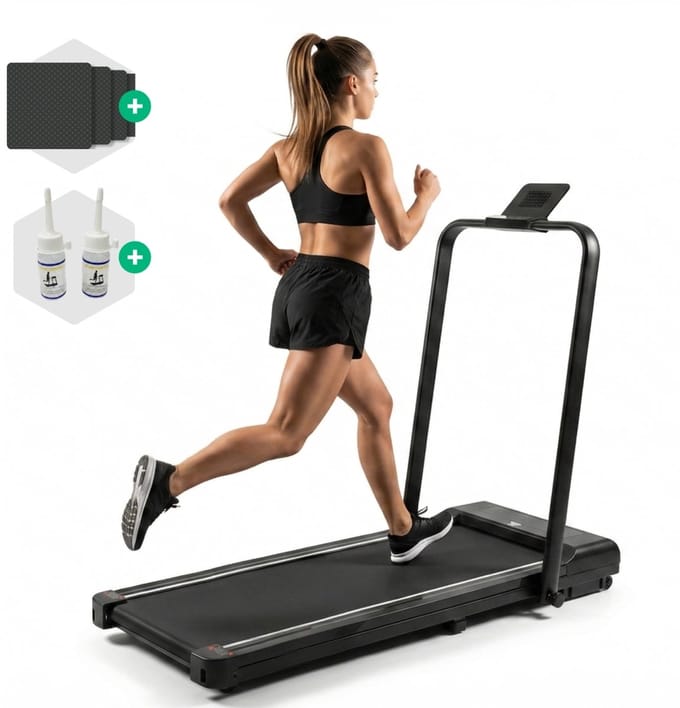 Rockerz Loopband Inklapbaar – 1-10,8 km/u – Loopband voor Thuis – Walking Pad met Afstandsbediening