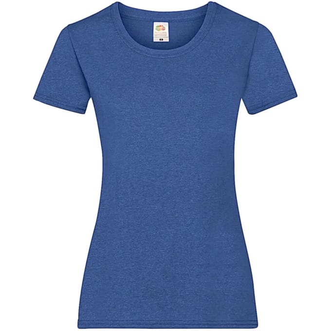 Dames-T-shirt Fruit of the Loom Valueweight