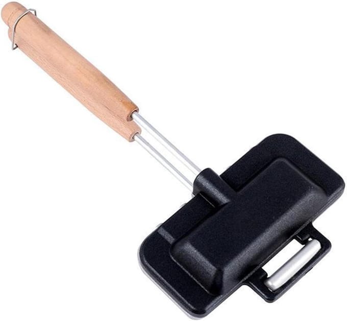 Sandwich Maker - Panini Pers - Ontbijt Maken - Snelle Bereiding - Compact Ontwerp - Zwart