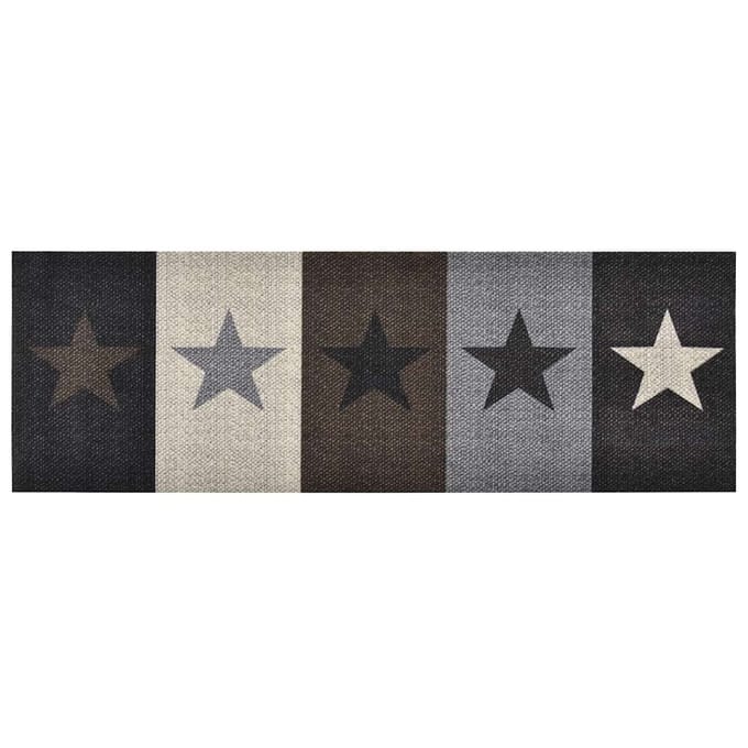 vidaXL - Keukenmat - wasbaar - Stars - 60x180 - cm
