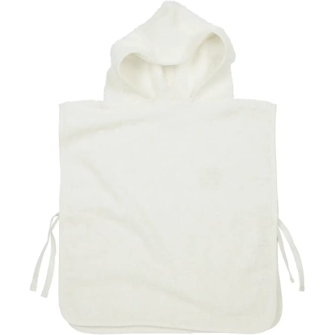 Meyco Baby Uni badponcho - badstof - offwhite - 1-3 jaar