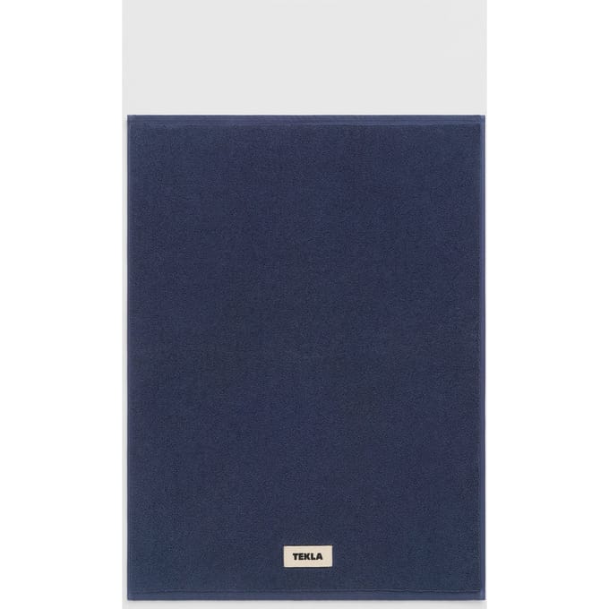 Tekla Unisex Bath Mat Navy Taglia: 70X50 | Costumi da Bagno Outlet | Unisex | Blu