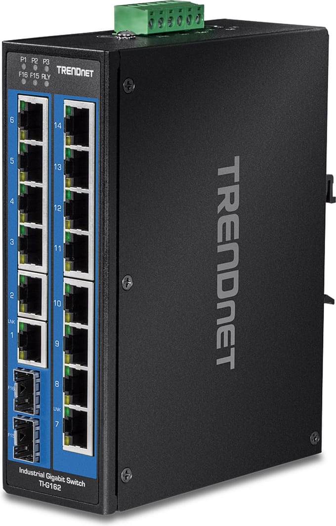 TrendNet 21.22.1458 TI-G162 Industrial Ethernet Switch 32 Gbit/s