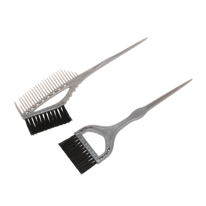 3 stuks/set Plastic Haarverf Kleurborstel Kam Kom Haarverf Kit Haarverf Mengkommen beige