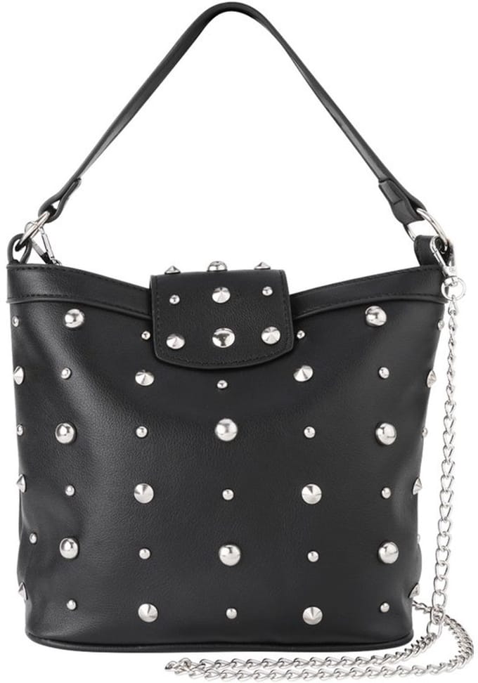 Crossbody tas - Zwart -Studs - PU-leer