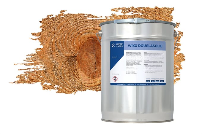 Wixx Douglas Olie UV+ - 5L - Zwart