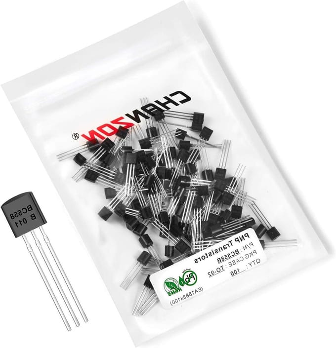 PNP Transistor - Component BC558B - Elektronica Reparatie - TO-92 Pakket - 32g - Niet Van Toepassing