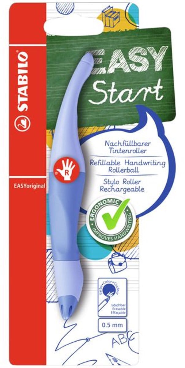 Rollerpen stabilo easyoriginal rechts m pa blauw