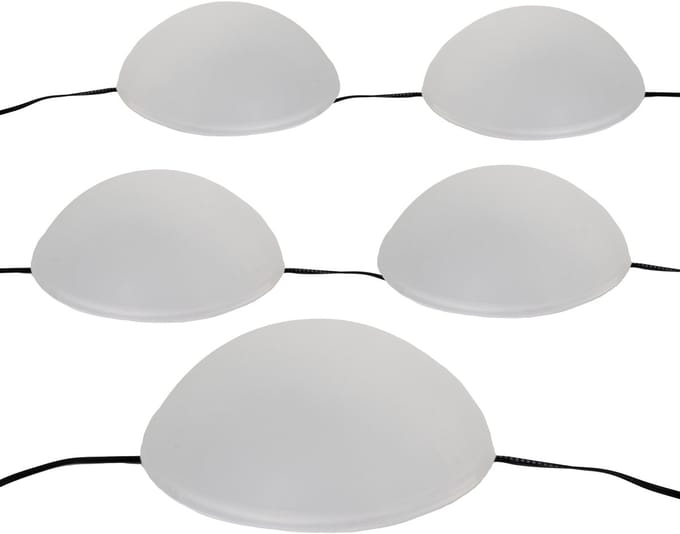 Anna Collection Solar tuinlampen bollen halfrond - warm wit - 5x spots - waterbestendig - 15 x 15 cm