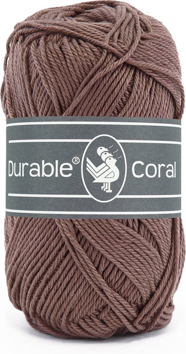 Durable Coral - 2229 chocolate - Gemerceriseerd Katoen Garen