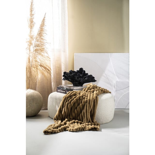 Wanddeco Tazi groot vierkant wit - 90 x 90 x 3 cm