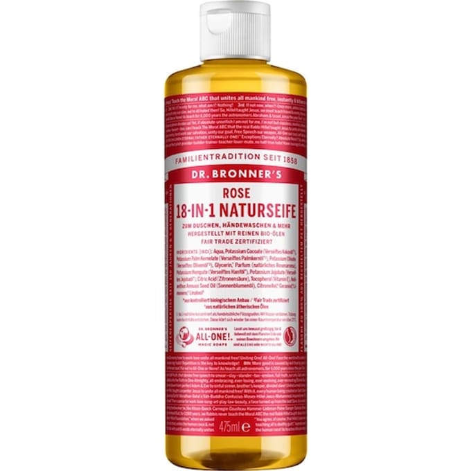 Dr. Bronner's Zeep 18-in-1 natuurlijke zeep Vloeibare Dames 475 ml