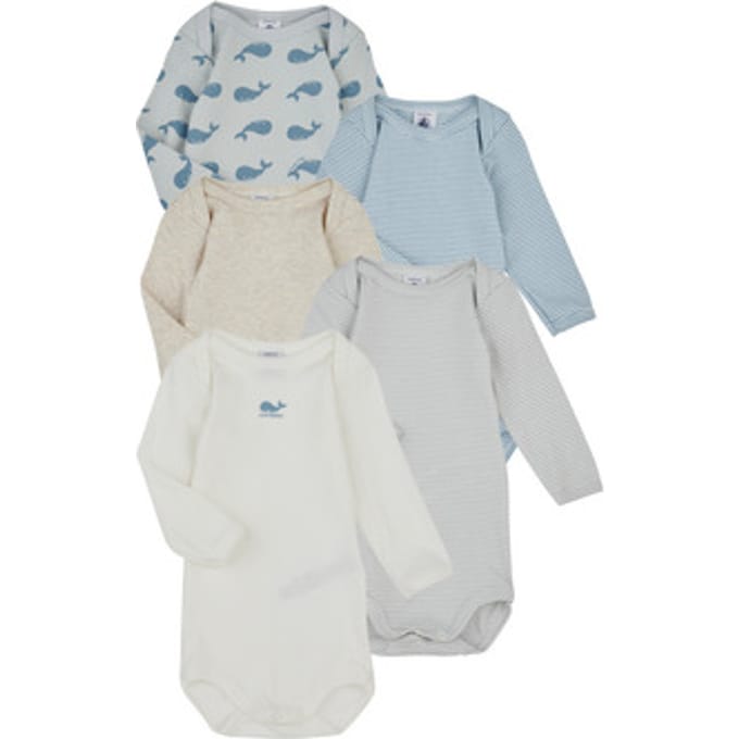 Petit Bateau  Kinder bodies LOT BODIES X5