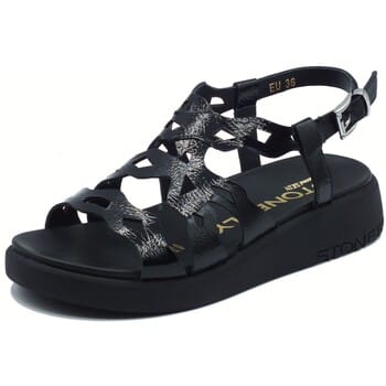 Sandalen met sleehak Stonefly 220958 Onda Patent