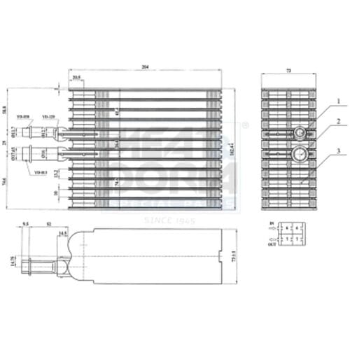 Verdamper, airconditioning MEAT & DORIA 997115