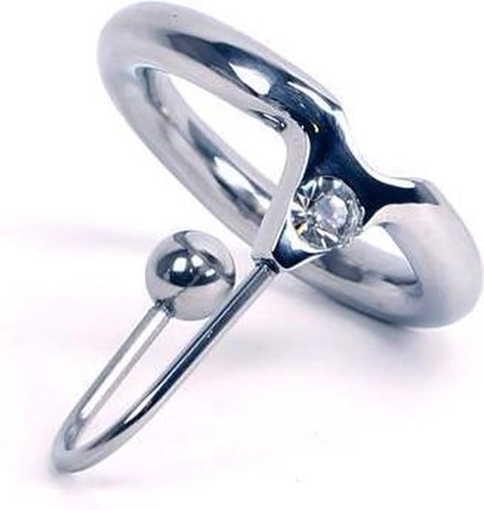 Sperm Stopper met Swarovski steentje Ø 25 mm