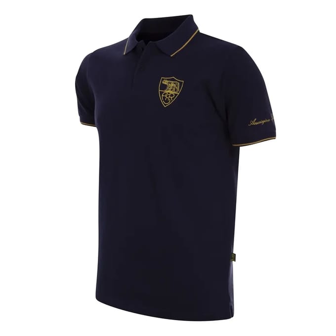COPA - AS Roma Heritage Polo - Heren - Korte Mouw - Blauw - XL