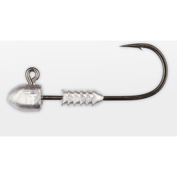 Tackle Tactics TT Headlockz HD jigkop 1/4 oz 5/0 4/verpakking (3146) gray