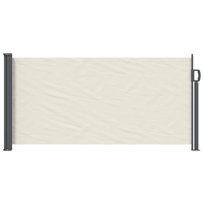 vidaXL - Uittrekbaar - Zijscherm - 100 - x - 300 - cm - 100% - polyester, - ijzer, - staal