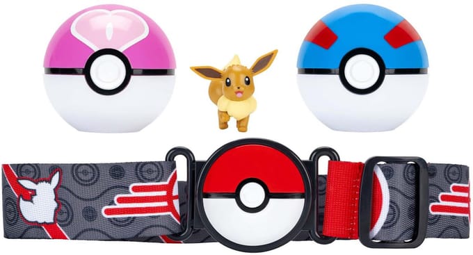 Pokémon Clip 'N' Go Met Riem Speelset Eevee Great Ball