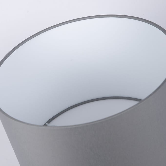 Uniqq Lampenkap stoffen grijs Ø 20 cm – 20 cm hoog