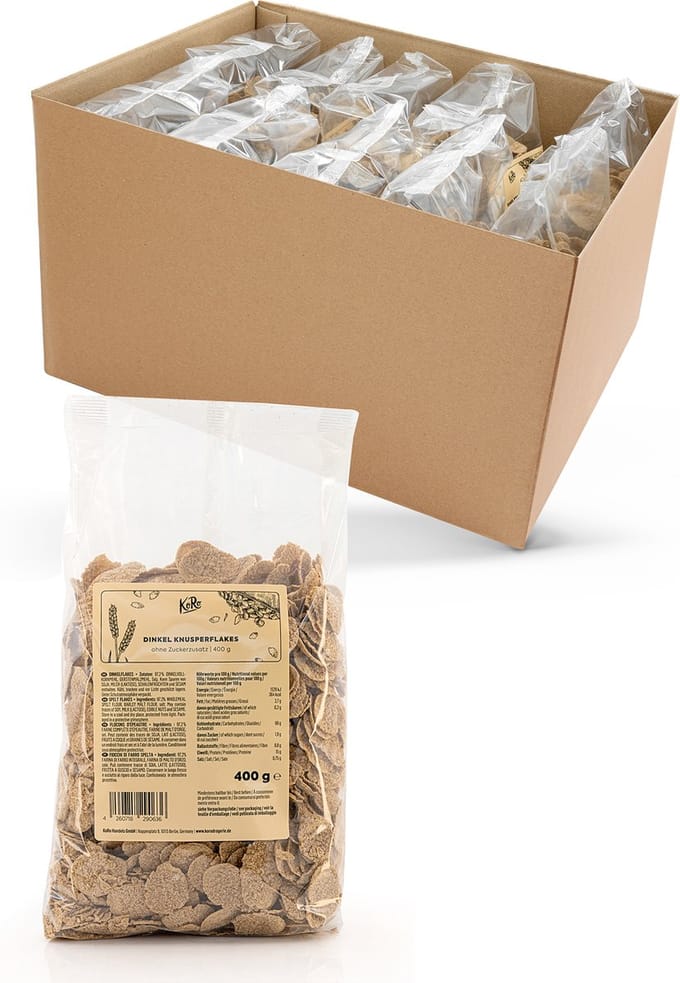 KoRo | Krokante speltvlokken 10 x 400 g