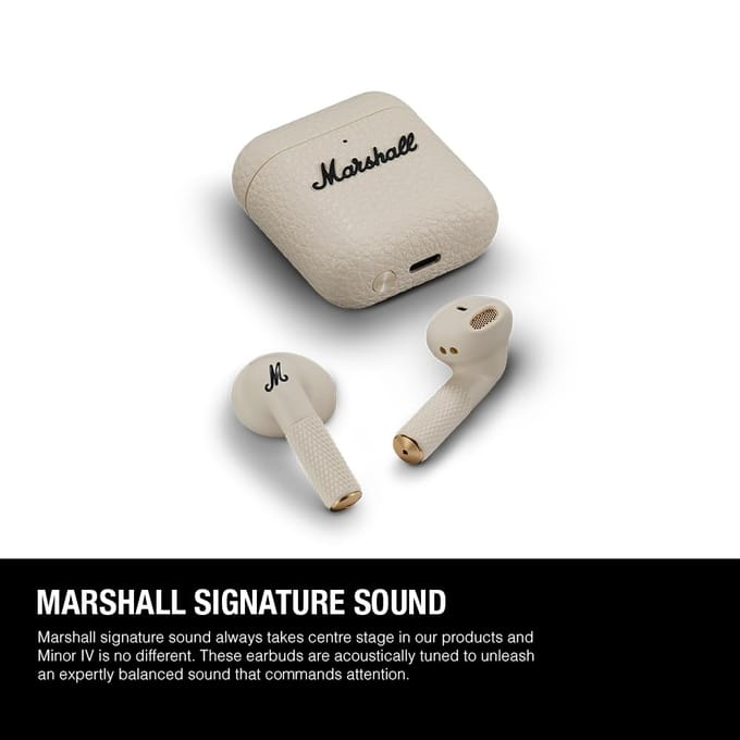 Marshall Minor IV headphone TW Cream