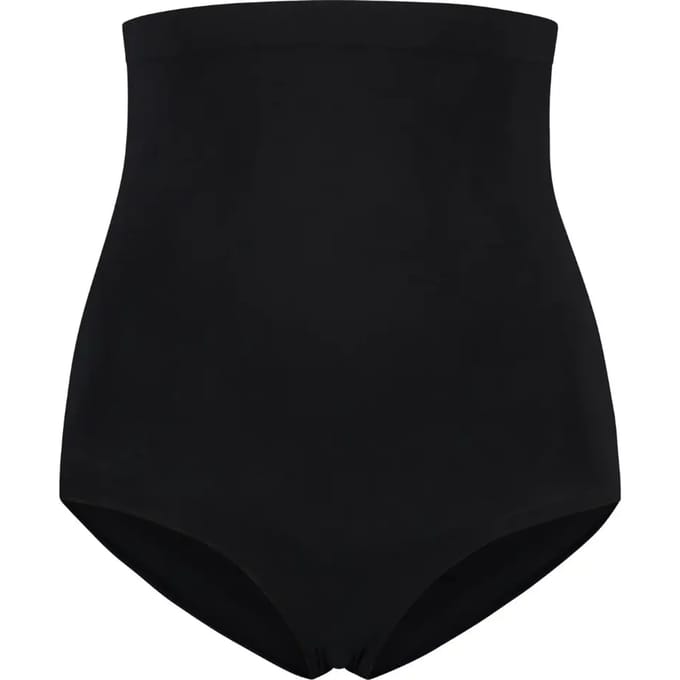 Bye Bra Soft Touch Seamless High Waist Brief, Black, S