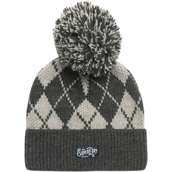 Gebreide muts met patroon voor vrouwen Superdry