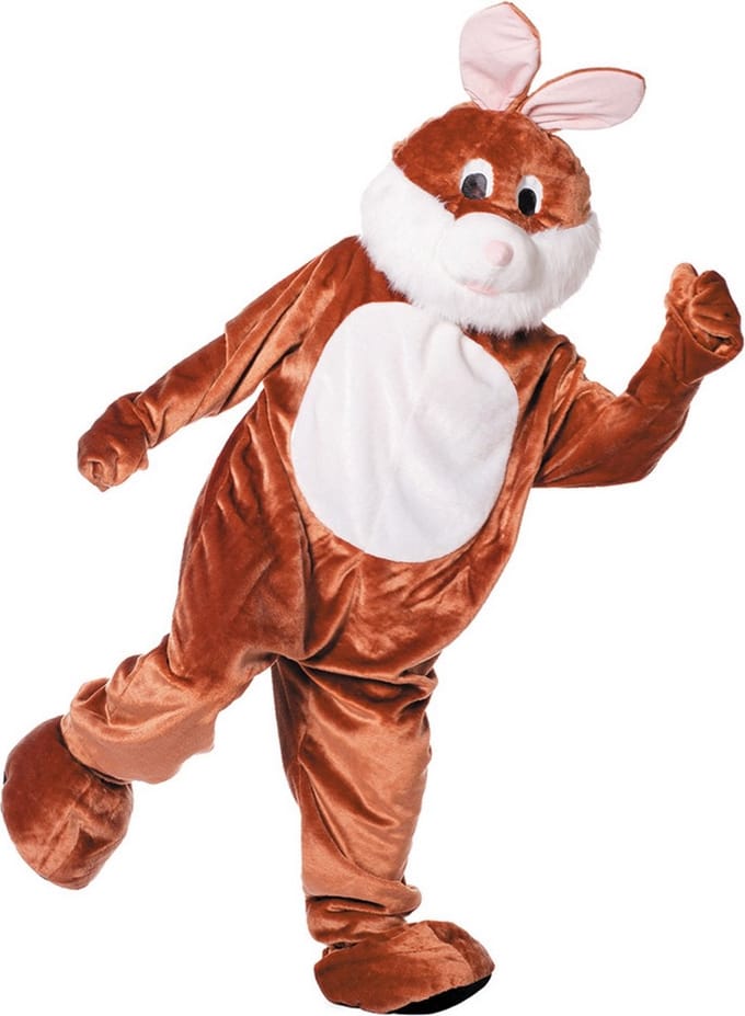 Mascotte verkleedpak paashaas