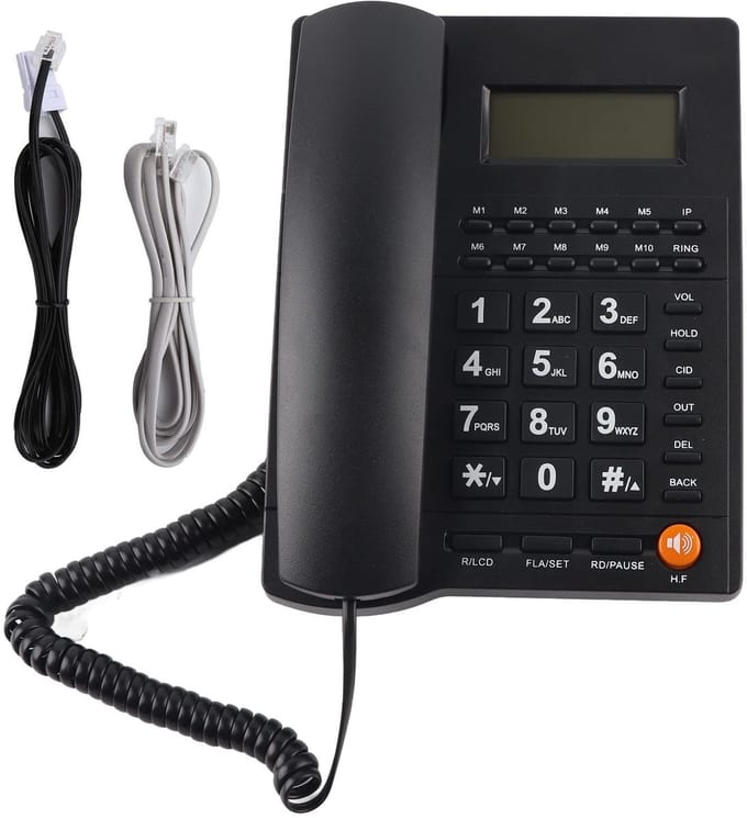 Desktop Telefoon - Dailygoods- Vaste Telefoon Grote Knoppen