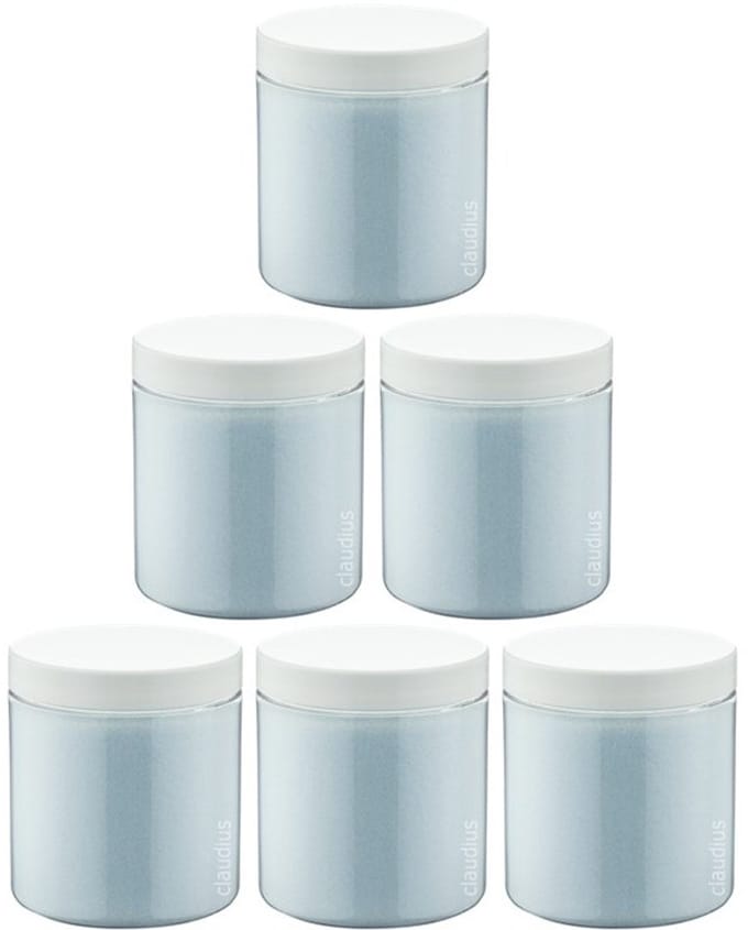 Scrubzout Opium 300 gram - Pot met witte deksel - set van 6 stuks - Hydraterende Lichaamsscrub