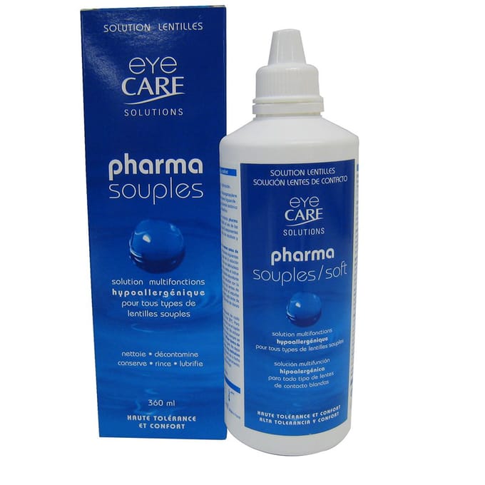 Eye Care Pharma Soft Oplossing Lenzen 360 Bewarings-en-reinigingsoplossing