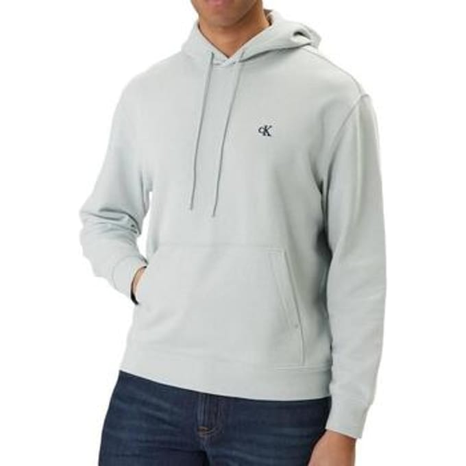 Calvin Klein Long Sleeve Eu 350gsm Terry Monogram Pale Meadow Taglia: S | Felpe con cappuccio Outlet | Uomo