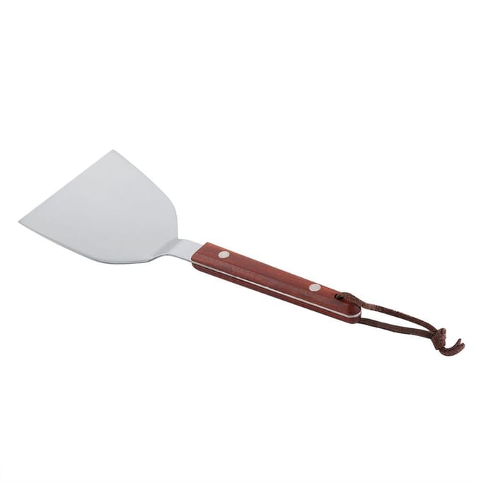 Pelle à crêpes en acier inoxydable, pelle à barbecue, poignée de cuisine, pelle de cuisine 85 brown