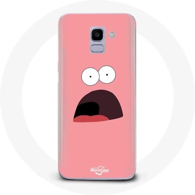 Coque pour Samsung Galaxy A6 2018 Patrick Étoile Bob l'éponge rose