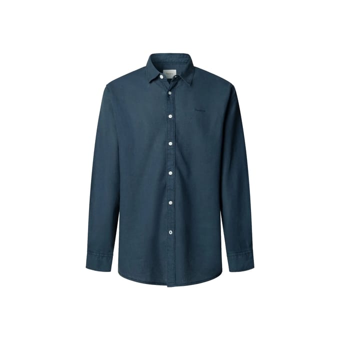 regular fit vrijetijdsoverhemd van mix van katoen en linnen model 'PAYTON'