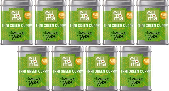 Euroma Original Spices Thai Green Curry 9x