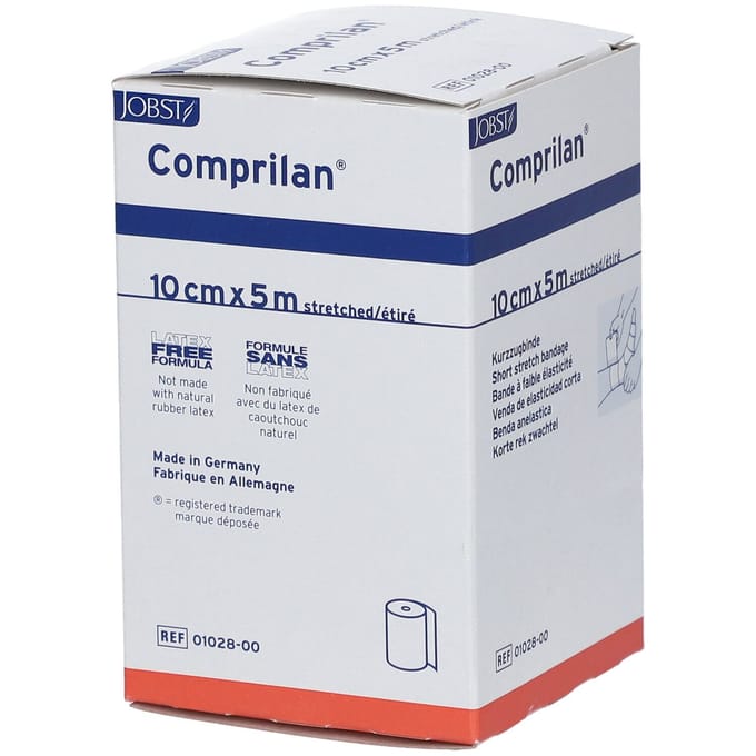 Comprilan Uitgerokken 5m x 10cm 1 Verband