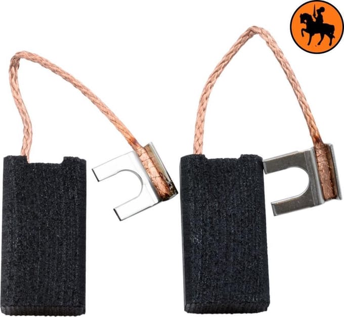 Koolborstelset voor Black & Decker frees/zaag PRO2000 - 6,35x12x22mm