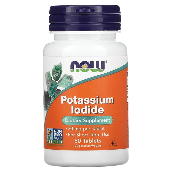 NOW Foods - Kaliumjodide (60 tabletten)